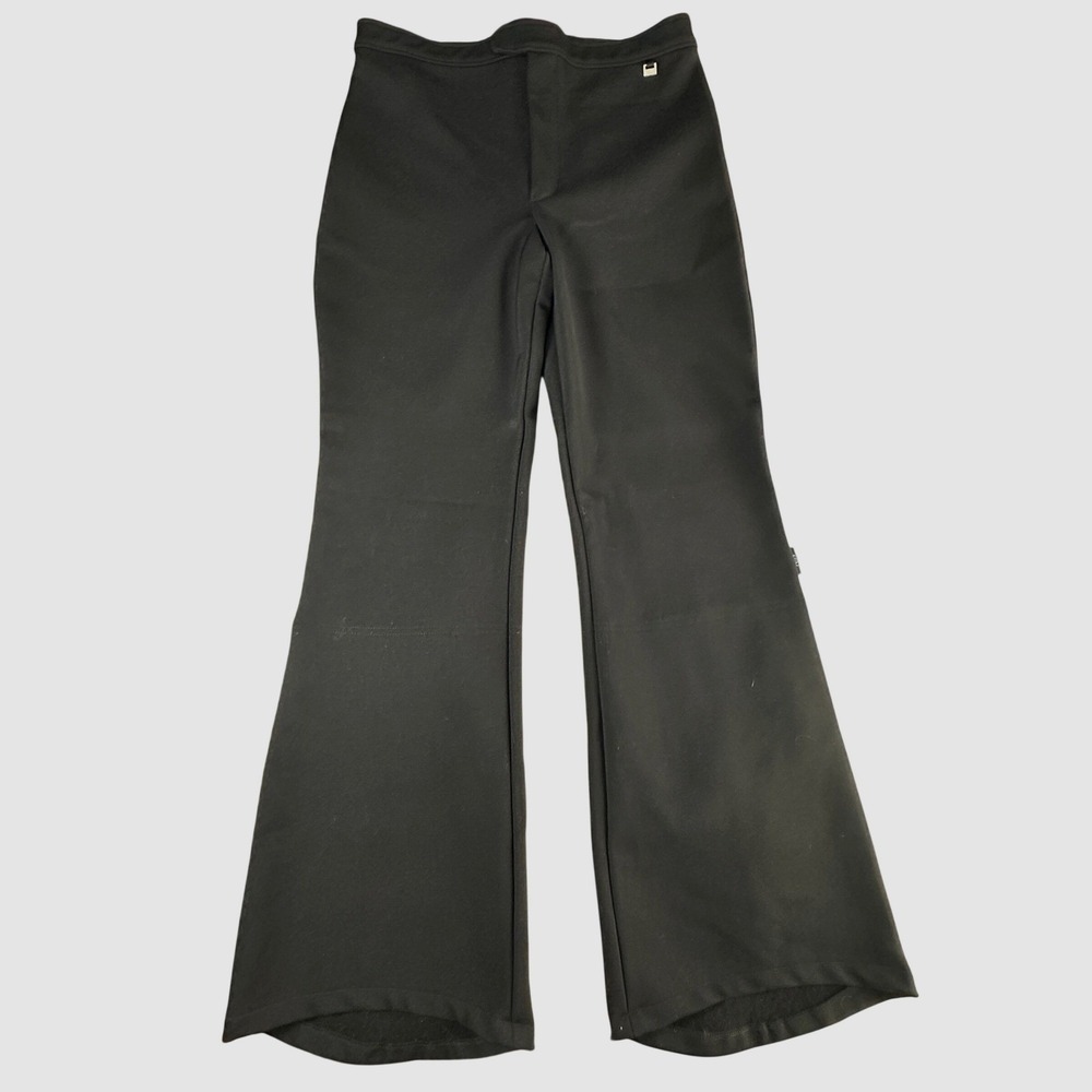 ROFFE Stirrup Ski Pants High Waist Flare Leg Womens 14 Long Wool Blend Fleece